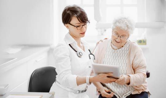 PM blog_Senior woman being consulted by doctor